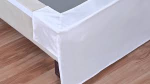 In the event that the bed skirt leaves the washer or dryer wrinkled, press it agreeing the makers suggestions. Wonder Skirt Wrap Around Bed Skirt At Bed Bath Beyond Youtube