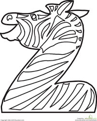 Click on any of the previews to get the print page. Letter Z Worksheet Education Com Animal Alphabet Letter Z Coloring Page Animal Alphabet Letters