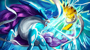 Pokemon Legendaris Pikachu Suicune Wallpaper Hd Wallpaperbetter