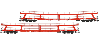 Vierteiliges set autotransportwagen typ laaers der internationalen spedition mosolf, epoche vi. Hobbytrain H24611 Gauge N 2 Tlg Set Autotransportwagen Ddm98 70 Der Obb Epoche Vi Modellbahnshop Lippe Com