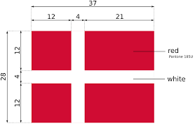 Denmark border neighbours and border lengths are: Denmark Flag Dannebrog Colors Meaning Of Danish Flag Danmark Design Sjov