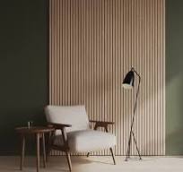 Solid Oak Slat Wall Panels (15 SF)