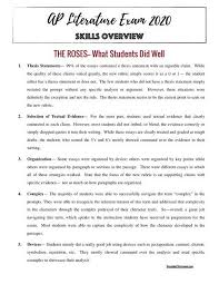 Ap Lit Exam Grading 2020 My Main Takeaways Bespoke Ela Essay Writing Tips Lesson Plans Essay Writing Tips Essay Writing Ap Literature Exam