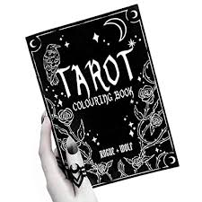Wicca coloring page wiccan coloring page printable adult. Buy Tarot Cards Adult Coloring Book By Rogue Wolf Gothic Tarot Oracle Cards 12 Pages Of Illustrations For Adults Relaxation Witch Wicca Books For Fans Of Art And Arcana Online In Qatar