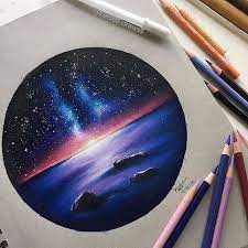 Thanks for watching our channel. Colored Pencil Simple Galaxy Drawings Easy Novocom Top