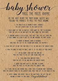 Pass The Prize Baby Shower Poem Baby Shower Pass The Parcel Poem Baby Shower Game Pass The Gift Poem Baby Shower Poems Baby Shower Fall Baby Shower Fun