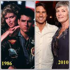 Maverick just a year away from opening, here's a peek at what the cast of the 1986 classic looked like then — and how they look now! Tom Cruise Kelly Mcgillis Celebrities Then And Now Young Celebrities Hollywood Actor