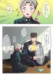 The company was founded by former gonzo president and producer kōji kajita and fellow producer taito okiura in september 2007 upon having. Higashikata Josuke And Hirose Koichi Jojo No Kimyou Na Bouken And 1 More Drawn By K Gear Labo Danbooru