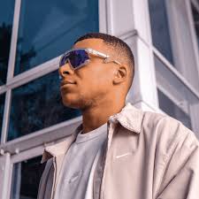 BXTR Metal Prizm Violet Lenses, Matte Clear Frame Sunglasses