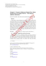 13,514 likes · 22 talking about this. Pdf Toward A Defensive Global City Urban In Security In An Age Of Terror The Case Of Jakarta Indonesia