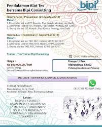 Tujuan pengukuran tes epps untuk melihat kebutuhan seseorang. Bipi Consulting Pelatihan Ini Memperkenalkan Alat Alat Tes Psikologi Mulai Dari Pengenalan Alat Tes Itu Sendiri Pemberian Instruksi Pengadministrasian Alat Tes Hingga Proses Scoring Training Pendalaman Alat Tes Bersama Bipi