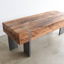 Herringbone coffee table with farmhouse style legs (1) $377. Modern Reclaimed Wood Coffee Table What We Make