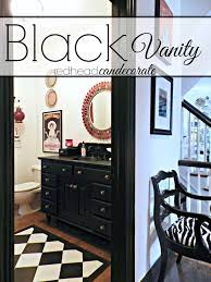 Here are my top picks if you want to maximize the appeal of your bathroom, you should choose your vanities wisely. Black Vanity Makeover Redhead Can Decorate