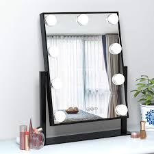 Fenchilin Hollywood Mirror With Light Large Lighted Makeup Mirror Vanity Makeup Mir Large Lighted Makeup Mirror Hollywood Mirror With Lights Mirror With Lights