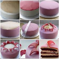 Valentine S Cake In The Process Of Making Cake Decorating Tips Cake Decorating Cupcake Cakes
