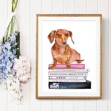 4.6 out of 5 stars 88. Modern Fashion Book Dachshund Dog Canvas Painting Vogue Poster Prints Nordic Wall Art Picture For Living Room Home Decor Buy At The Price Of 2 65 In Aliexpress Com Imall Com