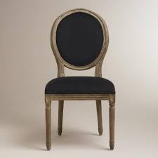 Black Round Back Paige Dining Chairs Set Of 2