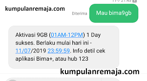 The first application in indonesia with 'push notification', that could remind you to top up your data quota. Cara Mendapatkan Kouta Gratis 9 Gb Dari Bima Tri Kumpulan Remaja