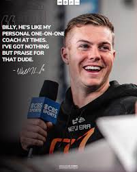 National Champion QB1 with nothing but Praise for the Scarlet & Gray 🎙️🌰  #NFLCombine