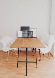 Ikea schreibtisch mit schubladen und bock in haus & garten > büro. Diy Esstisch Zwillingsnaht