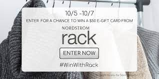 Send a gift card to your bff now on nordstrom rack`s gift card page. Win 1 Of 5 50 Nordstrom Rack E Gift Cards Bargains To Bounty