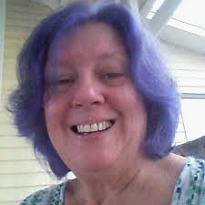 She dyed her hair purple to 'spite the cancer'