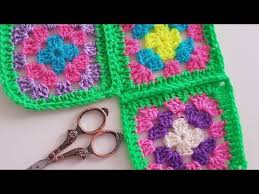 Hanim Begendi Bey Dilendi Modeli Ve Motif Birlestirme Crochet Grannysquare Youtube Crochet Square Granny Square Crochet