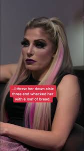 Note to self: DON’T cut #AlexaBliss in line at the grocery store. #WWE  #WWERaw @lexii_kaufman