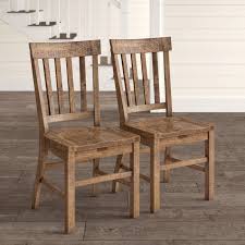 Jeremiah Solid Wood Dining Chair Reviews Birch Lane Rustic Dining Chairs Solid Wood Dining Chairs Wooden Dining Chairs