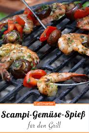 scampi gemuse spiess rezept einfache gerichte scampi rezepte