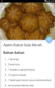 Hal ini menyebabkan gula akan tertinggal diatas saringan karena gula tak bisa menembus cela2 saringan yg ukurannya jauh lebih kecil dibanding ukuran partikel gula. Resep Kue Apem Gula Merah Pour Android Telechargez L Apk