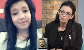 Mother whose daughter, 17, was murdered by her boyfriend, 22, after brands  killer a 'twisted animal'