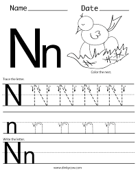 N Free Handwriting Worksheet Print Jpg 2 400 2 988 Pixels Letter Worksheets For Preschool Letter N Worksheet Kindergarten Worksheets Printable