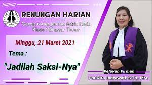 Seperti apapun pahitnya derita dan pergumulan yang kita hadapi, tetaplah kita jalani dengan tidak gentar. Renungan Harian Minggu 21 Maret 2021 Youtube