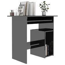 Computerschreibtisch pc schreibtisch hochglanz schwarz ct 3312d 1131 sixbros. Huberxxl Schreibtisch Hochglanz Schwarz 80 X 45 X 74 Cm Spanplatte Huberxxl Shopping