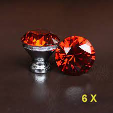 Get it as soon as sat, jun 26. Red Crystal Drawer Knobs 6 Pc 30mm Kitchen Cabinet Handle Pull Glass Diamond Crystal Drawer Knobs Cabinet Handle Pulldrawer Knobs Aliexpress