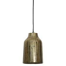 The inside of the lamp is covered with gold leaf. Antique Gold Pendant Light Lighting Barker Stonehouse