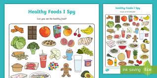 Some research suggests that labeling foods. Healthy Food Black And White Images I Spy Game Resource