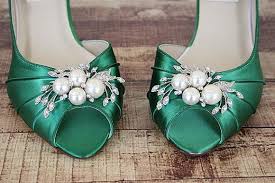 Green Wedding Shoes Kitten Heels Bridesmaids Shoes Green Shoes Custom Wedding Shoes Simple Wedding Shoes Peep Toes Green Wedding Custom Wedding Shoes Peep Toe Wedding Shoes Wedding Shoes Pumps