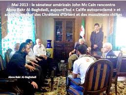 Résultat de recherche d'images pour "john mccain abu bakr al baghdadi"