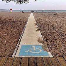 Wheelchair Accessible Beach Somewhere In France Beaches In The World Beach Us Beaches