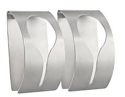 You can use them to dry your hands and dishes, to wipe loerzel said that at home, i have oven mitts and pot holders … but the towel is hanging off the oven. B Q Silver Towel Holder Diy At B Q