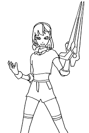 Disegno Da Colorare Fortnite Capitolo 2 Stagione 5 Lexa 2