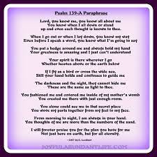 You perceive my thoughts from afar. Fearfully And Wonderfully Made Joyful Abundant Life