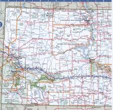 Road map of south dakota with cities. Map Of South Dakota Free Highway Road Map Sd With Cities Towns Counties