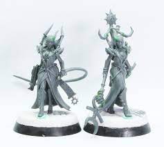 Slaanesh Cultists Twin Witches Warhammer Models Warhammer Fantasy Miniatures