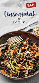 Linsensalat Mit Gemuse Rezept Linsensalat Leckere Salate Rezepte