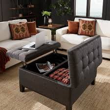 Los angeles for those who want both a lot of coverage and additional storage, then the los angeles model from sofadreams might be worth considering. Denton Lift Top Storage Ottoman With 2 Trays By Inspire Q Classic On Sale Overstock 30481728