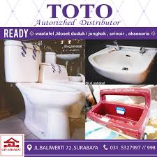 Jual Aneka Sanitary Kebutuhan Kamar Mandi Merk Toto Wastafel Toto Kloset Duduk Wastafel Kamar Mandi Mandi