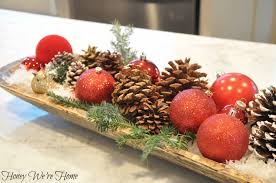 Dough bowl styling tips for seasonal table settings using fruit, greenery, candles and even christmas ornaments! Christmas Dough Bowl Christmas Bowl Christmas Tray Christmas Centerpieces